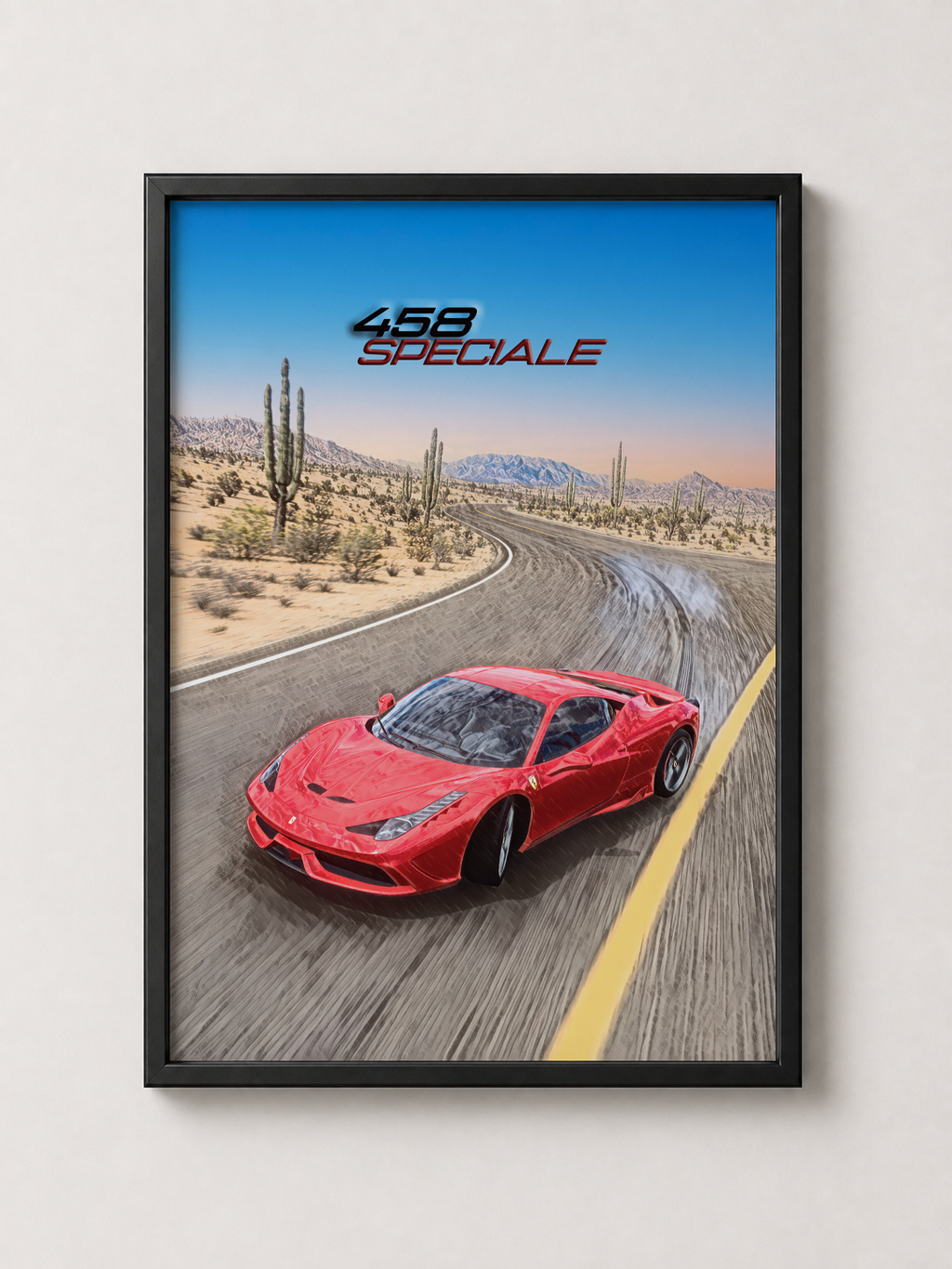 458 Speciale Framed Poster