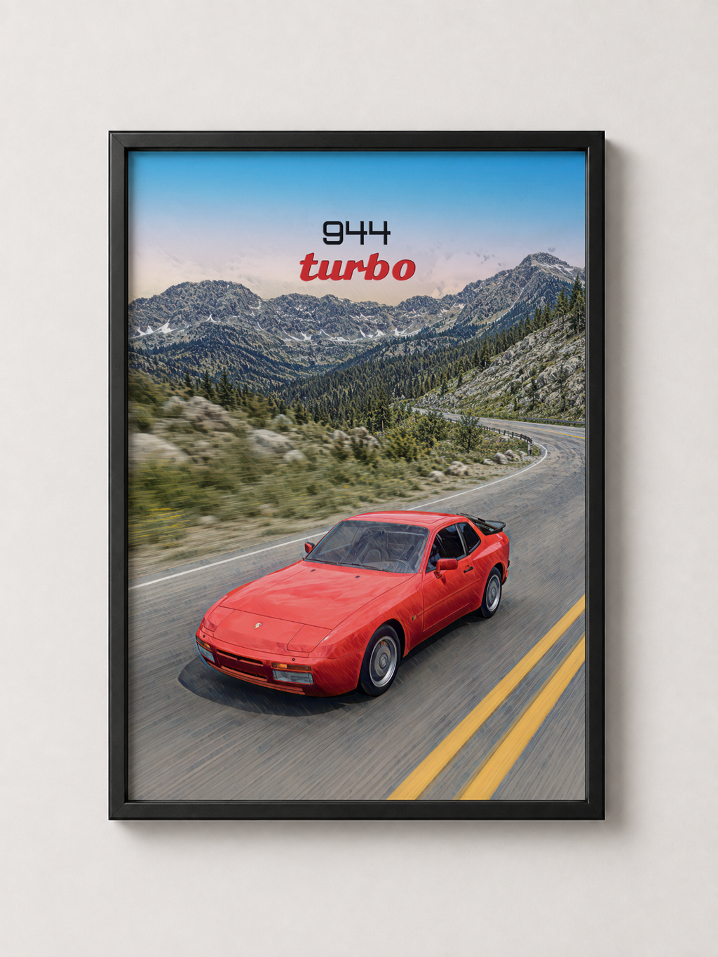 944S Turbo Art Framed Poster