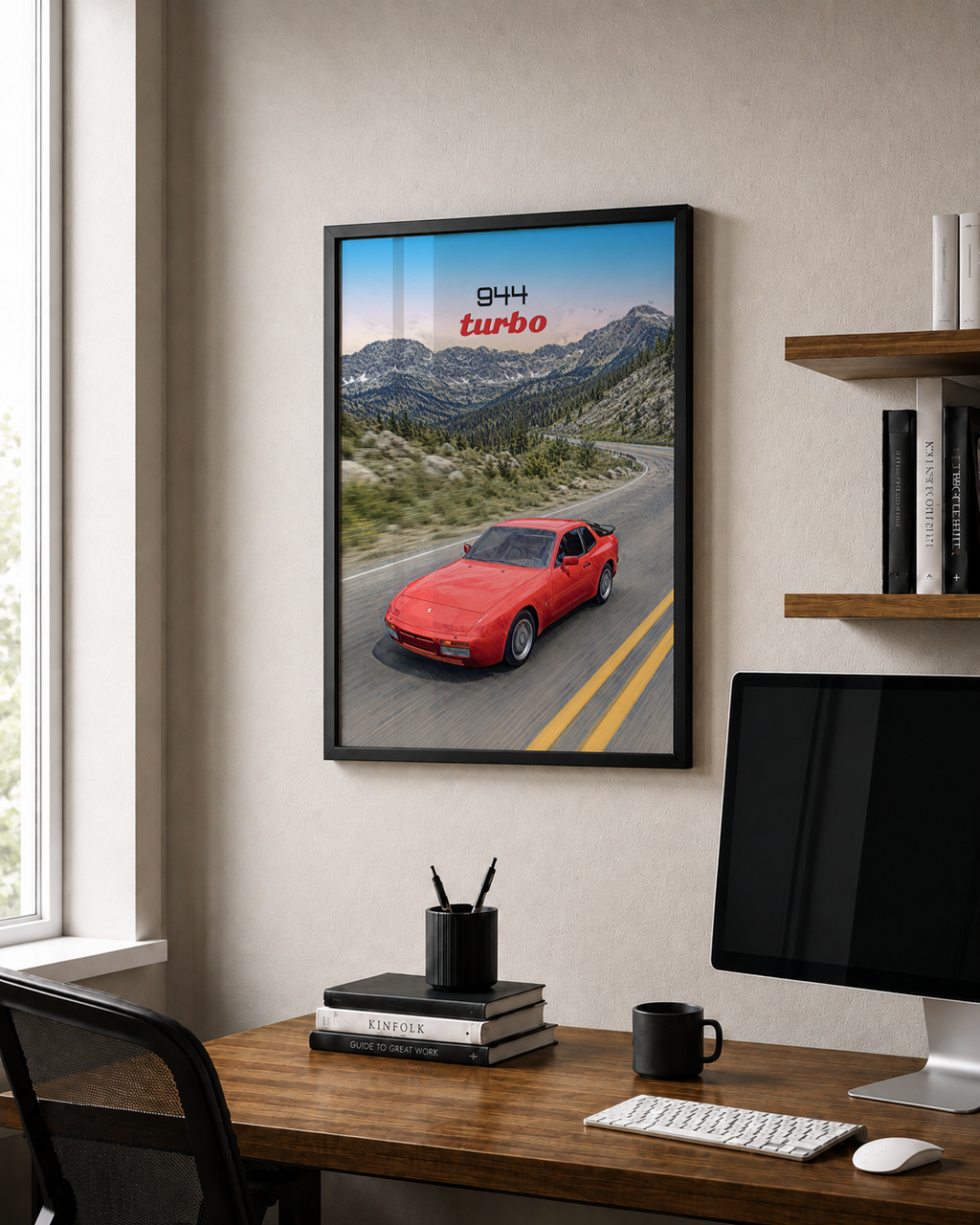 944S Turbo Art Framed Poster