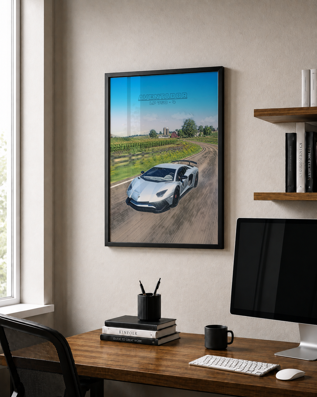 Aventador LP750-4 Art - Framed Poster