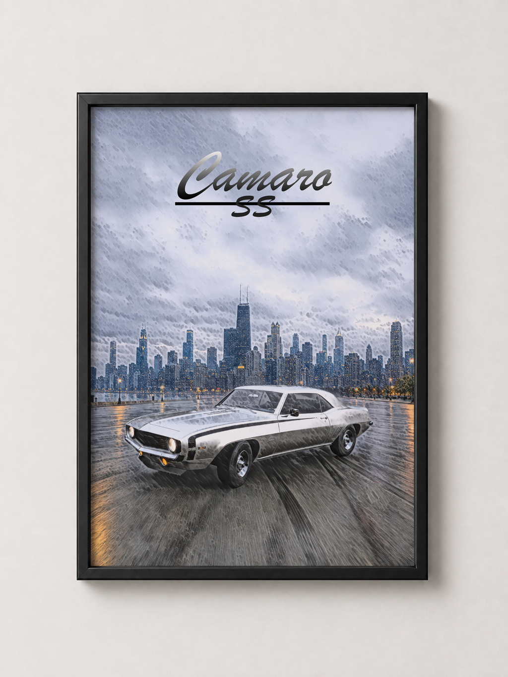 69 Camaro SS Framed Poster