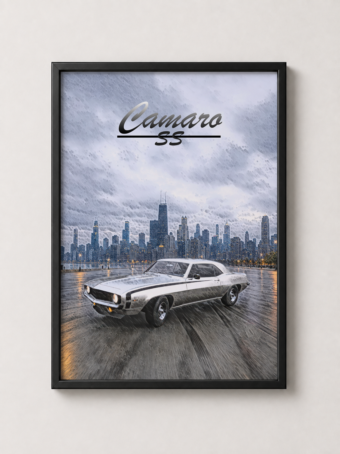 69 Camaro SS Framed Poster