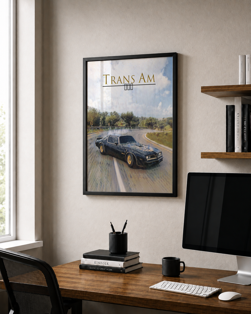 Classic Trans Am Art - Framed Poster