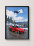 Golf R32 (MK4) Art - Framed Poster