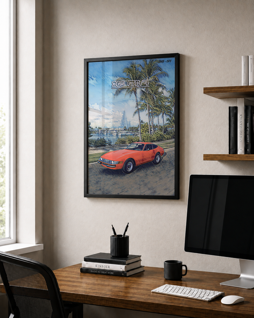 365 GTB/4 - Framed Poster