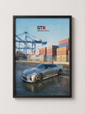 R35 GT-R Car Art - Framed Poster