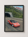 Classic NSX Art - Framed Poster