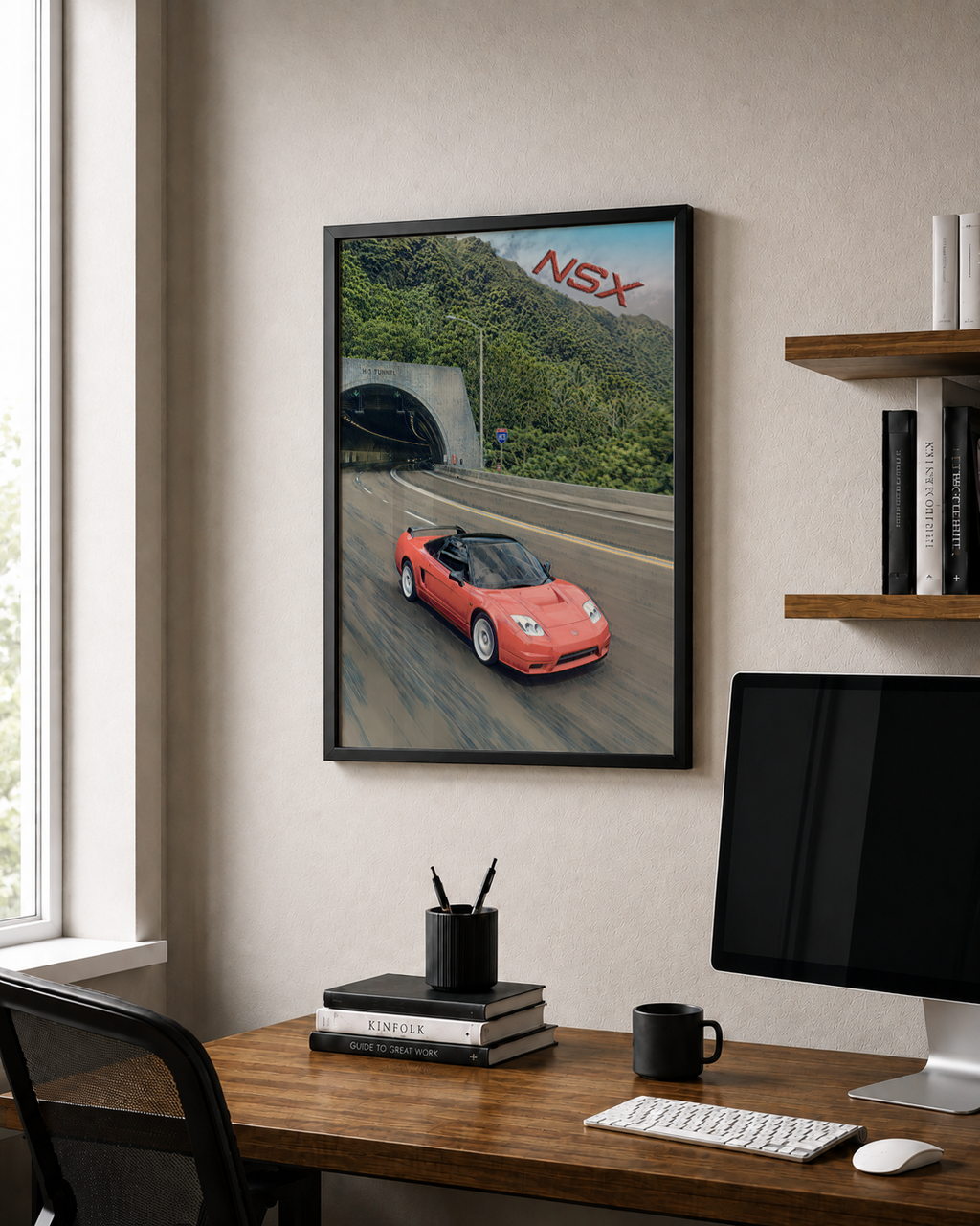 Classic NSX Art - Framed Poster