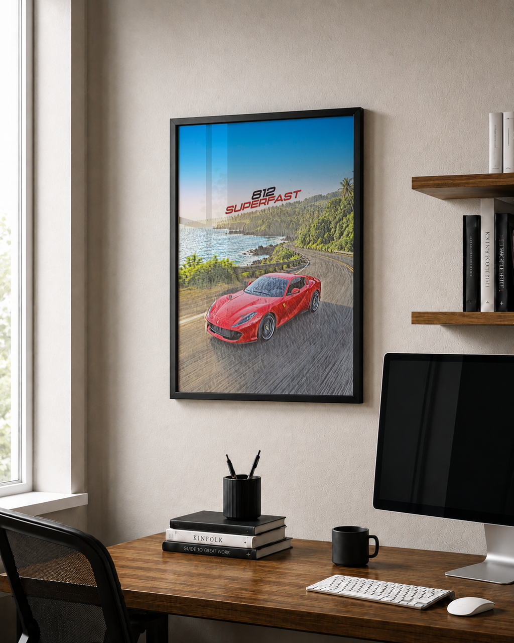 812 Superfast - Framed Poster Art
