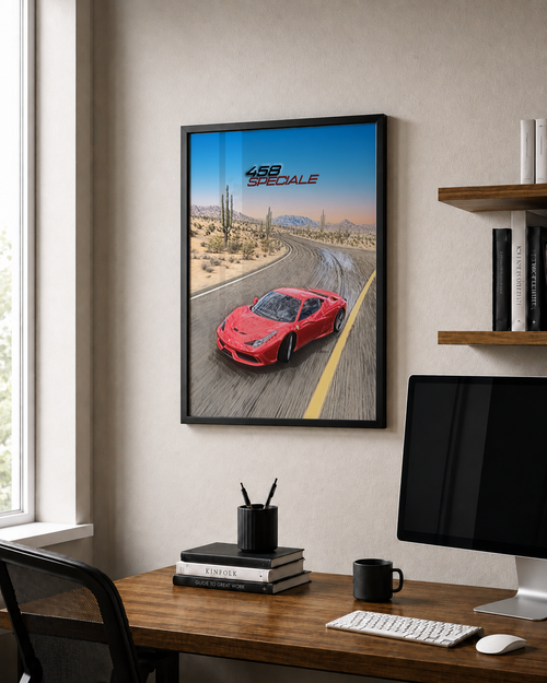 458 Speciale Framed Poster